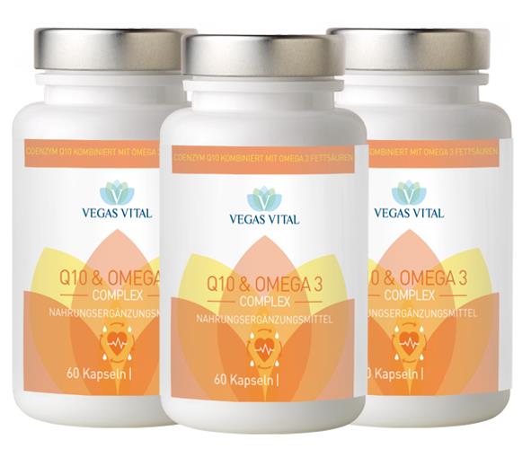 Q10 & Omega 3 | Pack de 3